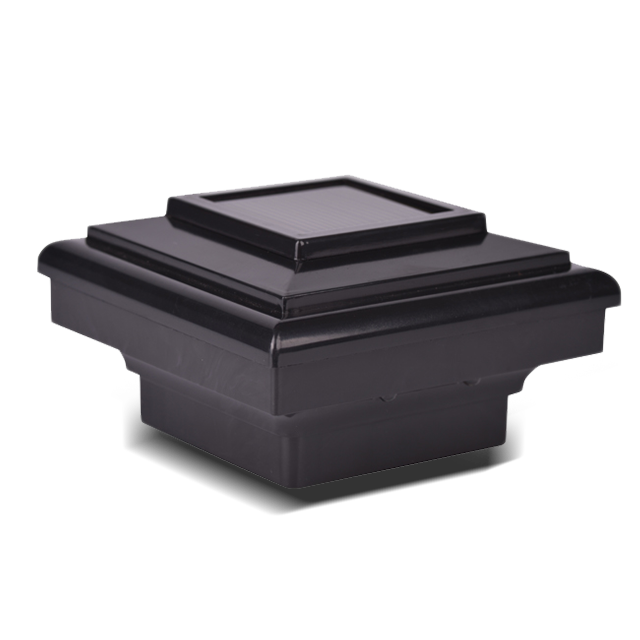 2211-F7 BL Черный декоративный светильник на квадратной стойке на солнечной батарее 2211-F7 BL Черный декоративный светильник на квадратной стойке на солнечной батарее