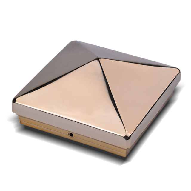 2211-FC3 Латунная водонепроницаемая деревянная декоративная крышка для уличного столба 2211-FC3 Латунная водонепроницаемая деревянная декоративная крышка для уличного столба