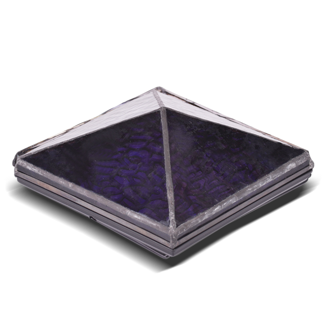 2211-TC8 Черная практичная кепка Tiffany Post ручной работы 2211-TC8 Черная практичная кепка Tiffany Post ручной работы