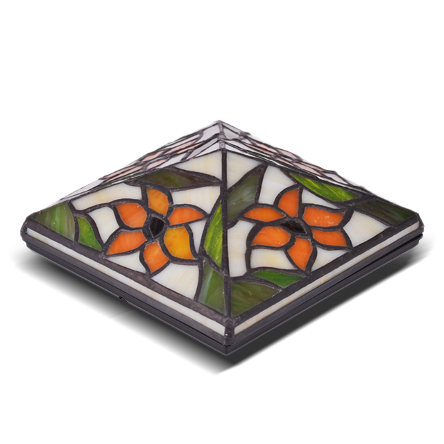 2211-TC1 Водонепроницаемая крышка Tiffany из стекла и пластика 2211-TC1 Водонепроницаемая крышка Tiffany из стекла и пластика